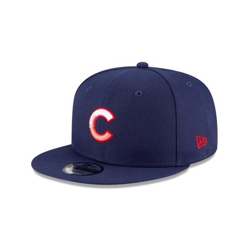 MLB Chicago Cubs Americana Fade 9Fifty Snapback (UIA3477) - Blue New Era Caps